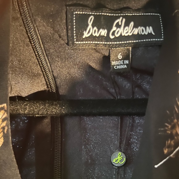 Sam Edelman NWT midi shift dress, choker neckline, bell sleeves, with slip. Sz 6 - Picture 13 of 16